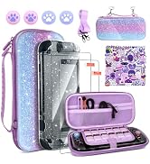 TIKOdirect Accessories Bundle for Nintendo Switch 2, Glitter Carrying Case with 12 Game Card Slot...