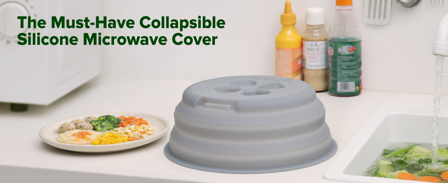 11.5 inch microwave plate cover for everyday plates bowls and dinner reheating
