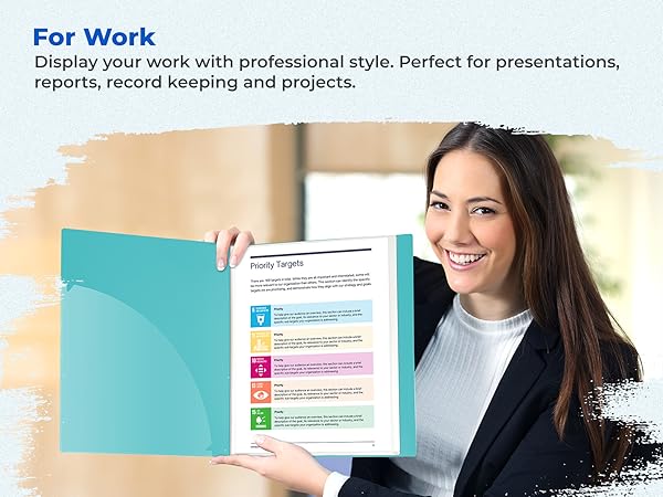 Dunwell Presentation Book 9x12 V - For Work