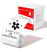 Phomemo Thermal Sticker Label Paper, Compatible with M220/M200/M221/M250 Label Maker Machine, Pho...