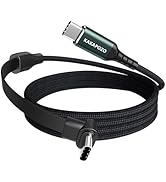 3.3ft USB C to USB C Cable, 60W Flat & Nylon Braided 90 Degree Right Angle USB C Fast Charging, H...