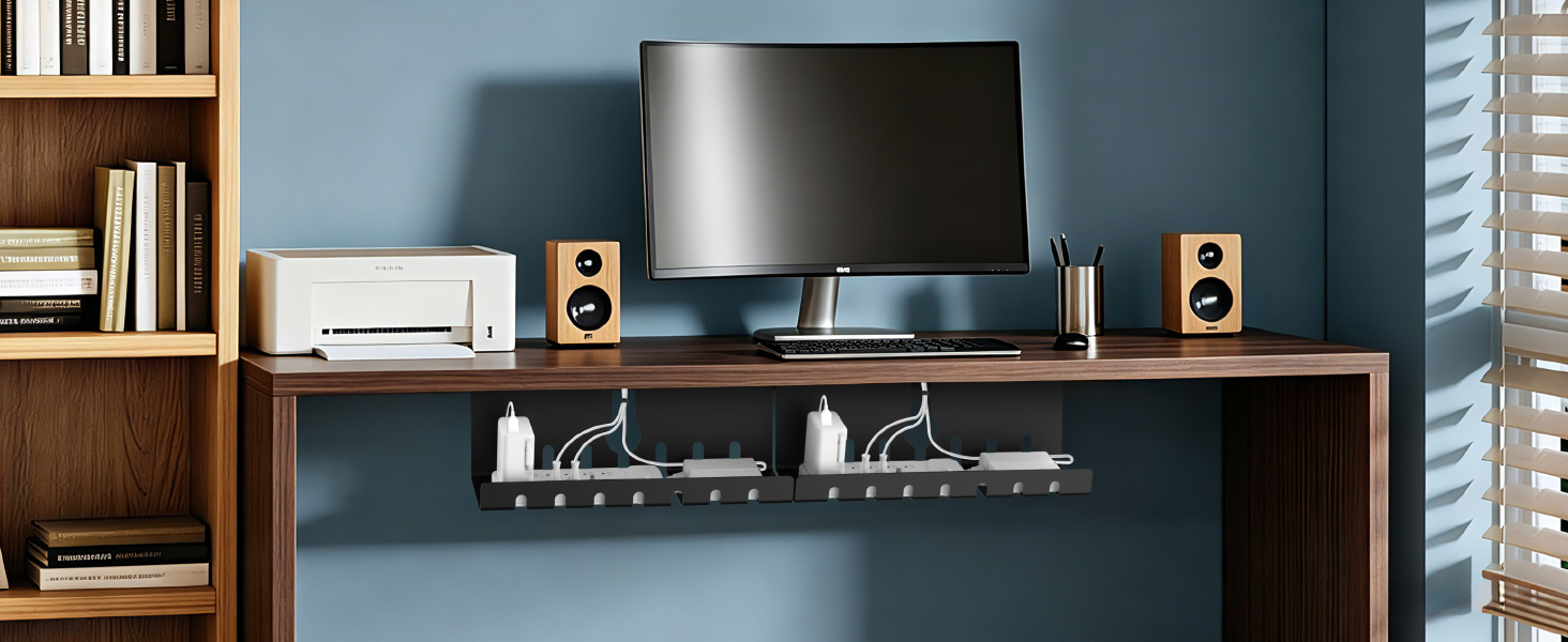 wire management under desk