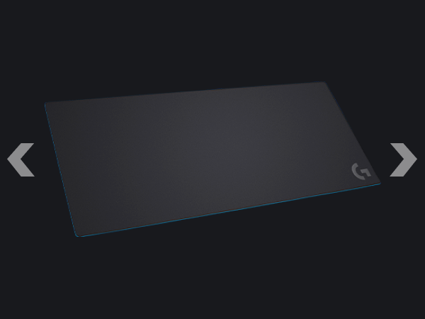 An angle image of G840 XL gaming mouse pad