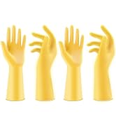 Coopache Long Rubber Gloves for Dishwashing Heavy Duty Reusable Kitchen Glove for Cleaning Waterp...