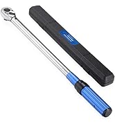 BULLTOOLS 1/2-inch Drive Click Torque Wrench Set Dual-Direction Adjustable 90-tooth Torque Wrench...