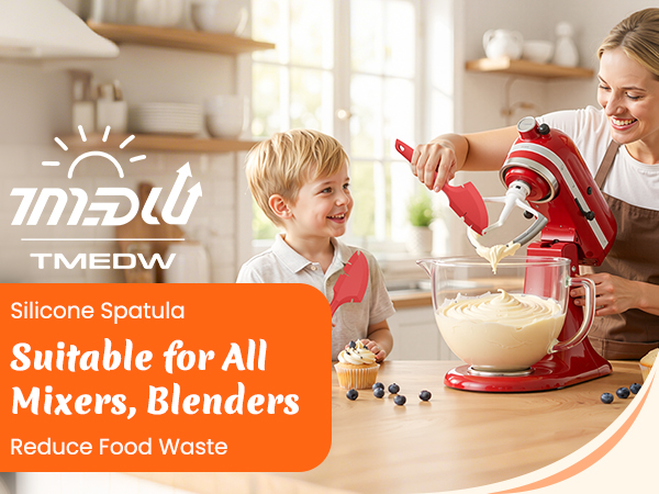 All-in-1 Scraper and Spatulas Kitchen Mixers Accessories