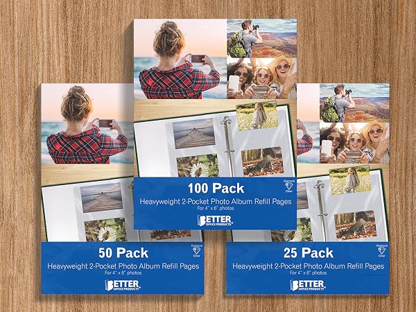 Photo Album Refill Sleeves