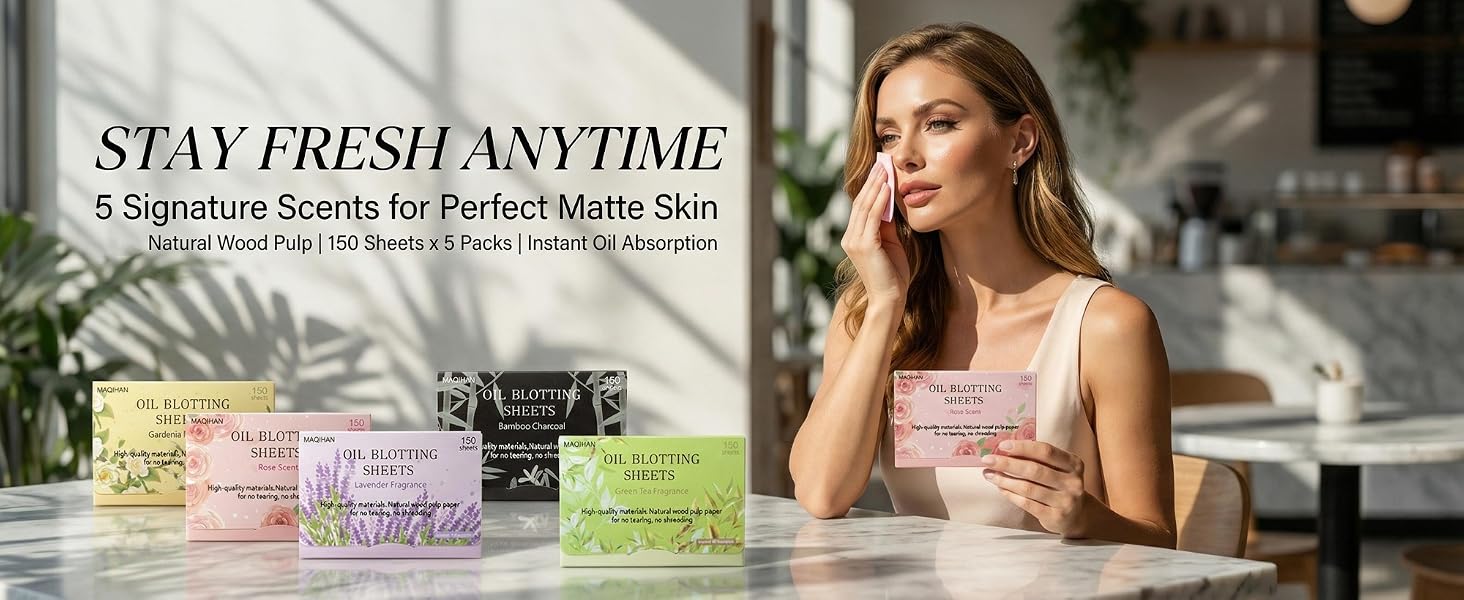 Oil Blotting Sheets for Face