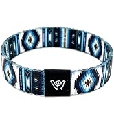 Hang Loose Bands Southwestern Bracelet for Men, Women & Teens - NEW Prints! Comfy Tribal Print an...