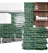 Art3d 10-Sheet Peel and Stick Backsplash Tile, Vinyl Stick On Wall Tile for Kitchen Bathroom Laun...