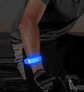 Fitense LED Reflective Belt Sash - 5 Lights Colors & 3 Light Modes High Visibility Night Safety B...