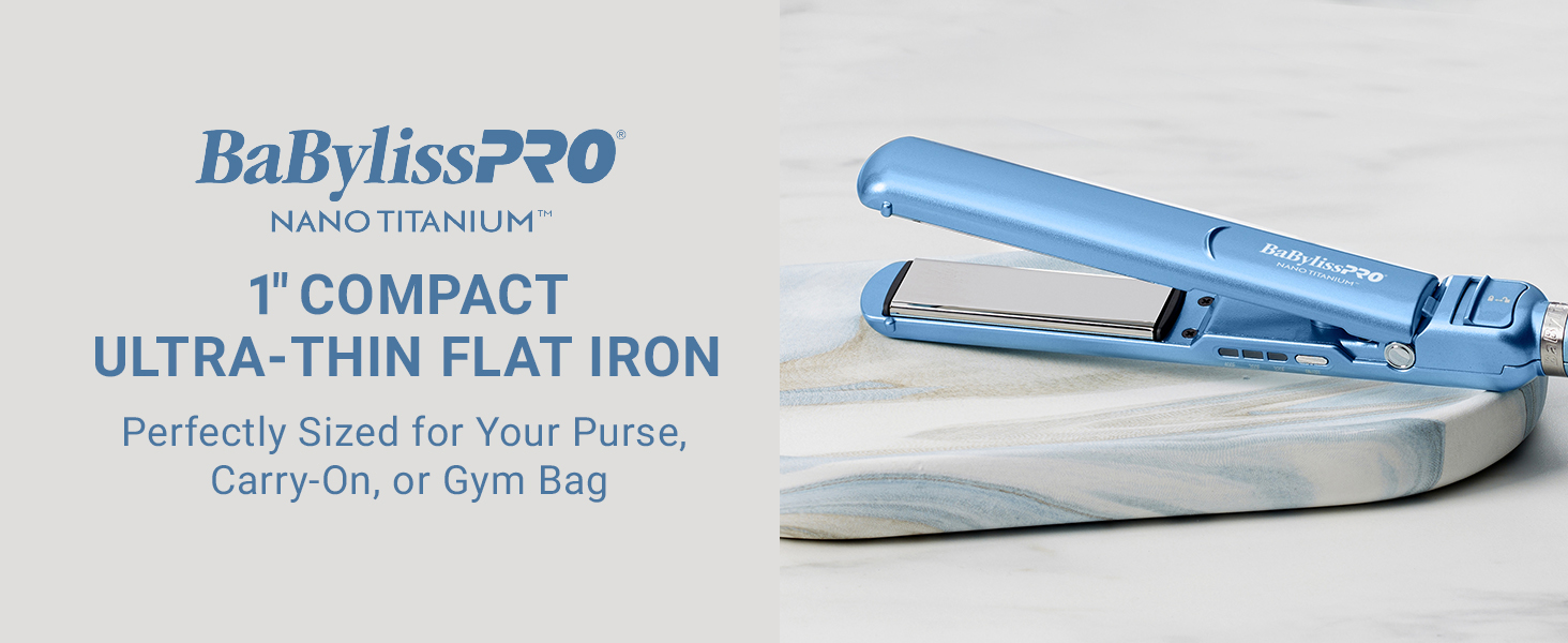 1" compact Ultra Thin Flat Iron