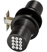 Signstek Keyless Entry Door Lock, Door Knob with Keypad, Smart Code Door Lock, Mute Mode, Passage...