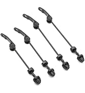 Black/Blue Quick Release Bicycle Hub Front & Rear Bicycle Axle Hollow Shaft Fit for Road Bike, Mo...