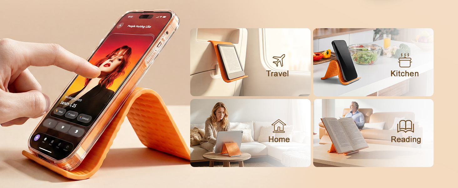 flexible silicone phone holder