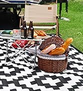 RVGUARD RV Outdoor Rugs, Reversible Patio Mat 9 x 18 Feet, Waterproof Camping Rugs for Indoor/Out...