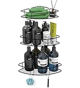 Shower Caddy Corner, AXTEE Shower Shelf with Adhesive, Shower Organizer Stainless Steel Rustproof...