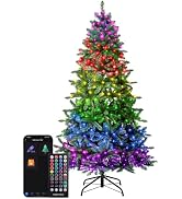 Avatar Controls 6FT Smart Pre-Lit Christmas Tree, 270 RGB LEDs | Artificial Christmas tree, 920 P...