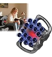 Muscle Massage Gun, Deep Tissue Percussion Massager, Full Body Massager 9 Modes & 99 Levels 16 He...