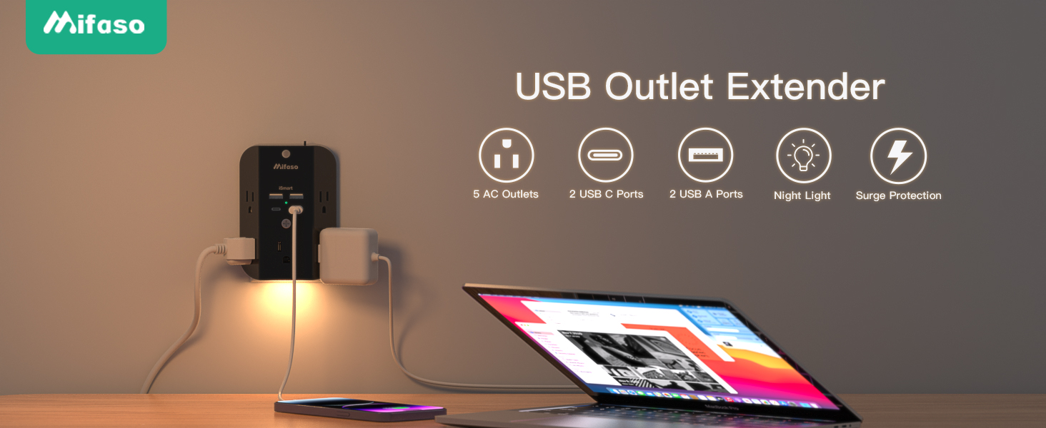 outlet with lighting