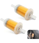 Eratus 2 PCS Fuel Filter, Impurity Filtering Engine Protection Oil Cup, Transparent Housing Inlin...