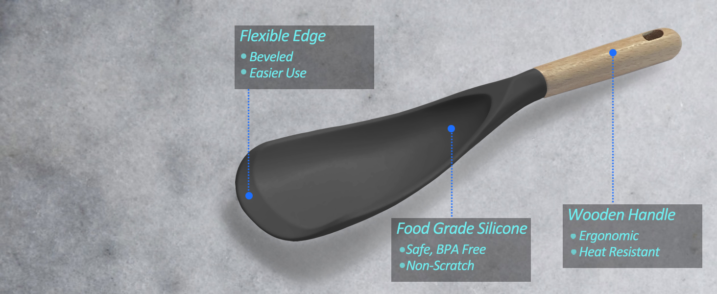 cooking spoon scraper spatula