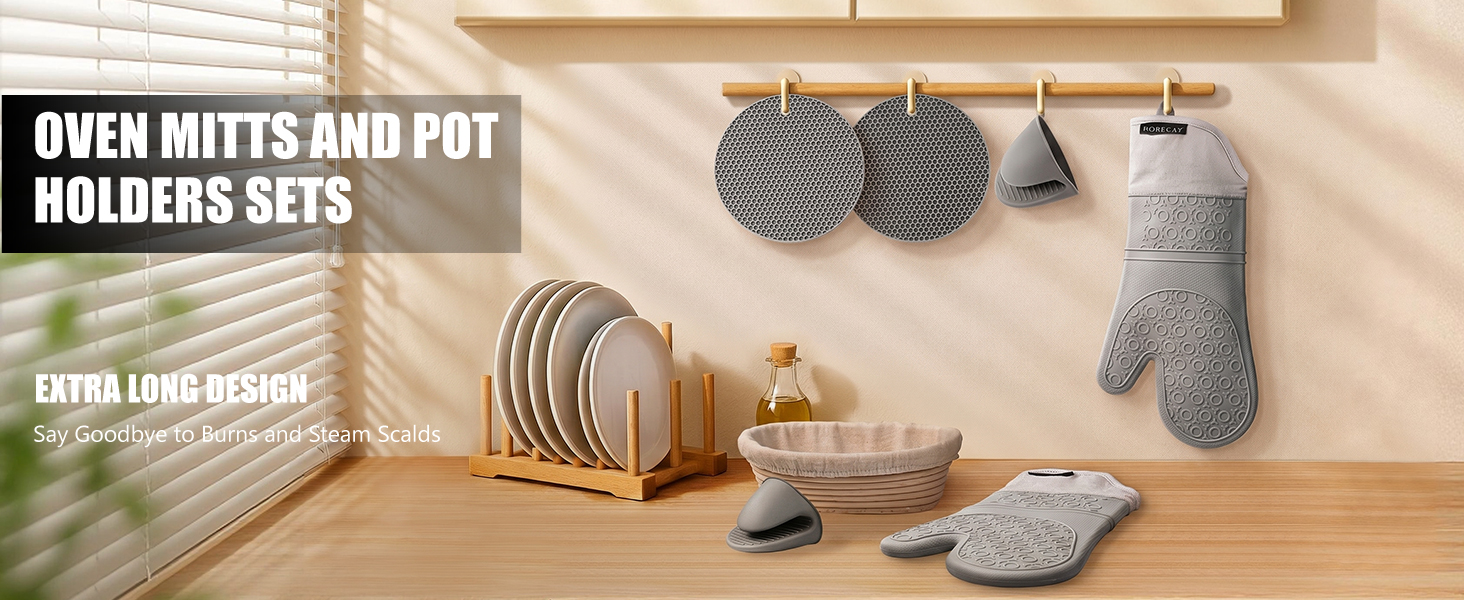 Oven Mitts and Pot Holders Sets