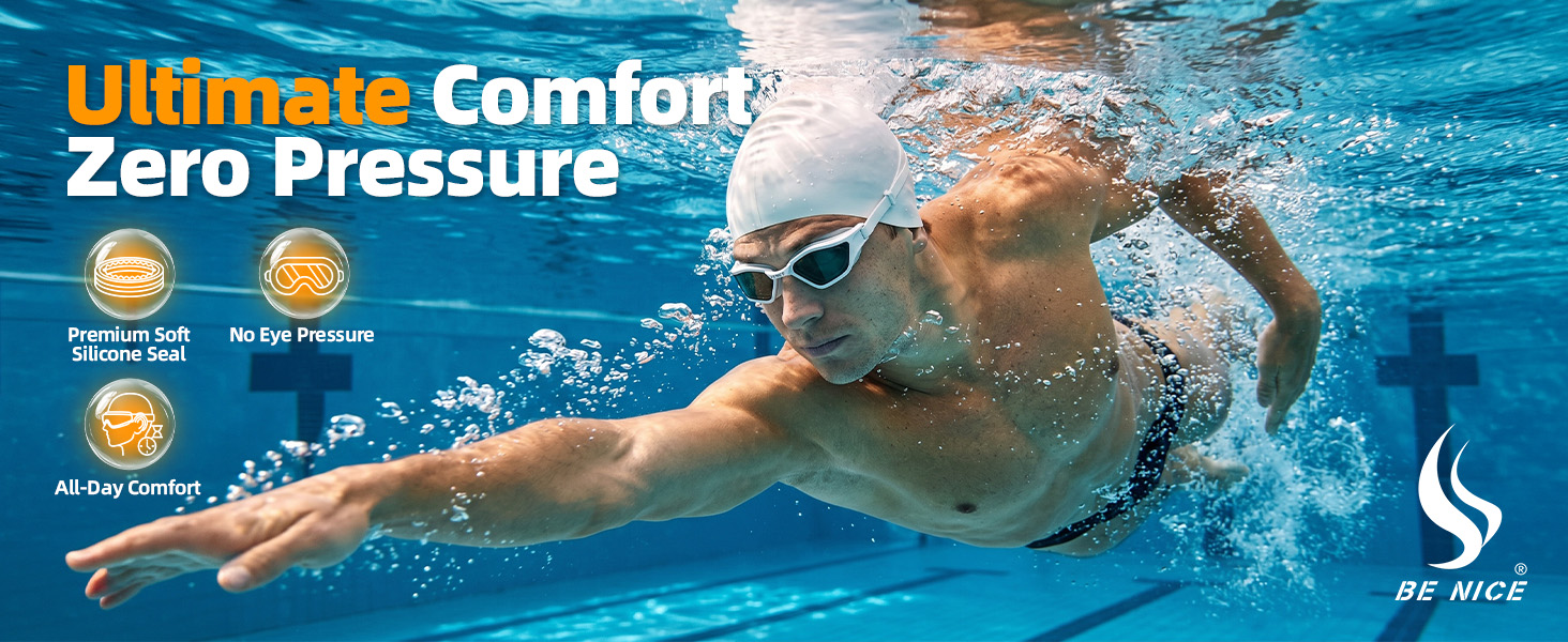 BENICE Swim Goggles