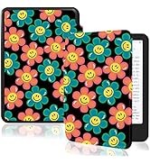 Slim Case for All-New Kindle(11th Generation,2022 Release),Premium Lightweight PU Leather Cover w...