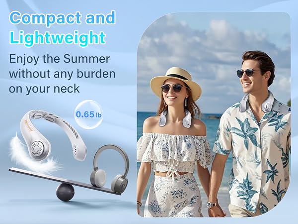 beach neck fan