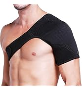 Hueglo Right Shoulder Brace for Women Men Rotator Cuff,Adjustable Shoulder Support for Shoulder P...