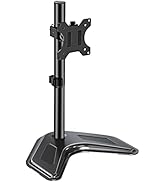 MOUNT PRO Single Monitor Stands Fits 13-32 inch/17.6 lbs Screen, Free Standing Computer Monitor M...