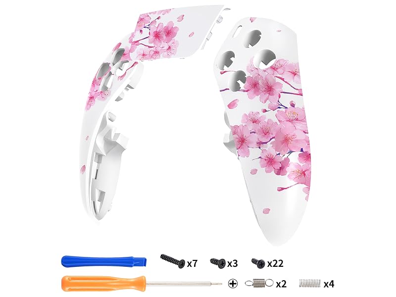 eXtremeRate Left Right Front Housing Shell with Touchpad for PS5 Edge Controller Faceplate Shell