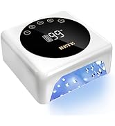 BETE Cordless LED Nail Lamp, 78W Rechargeable UV Nail Light, Intelligent Infrared Sensor and LCD ...