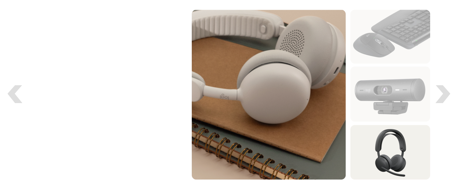 a white headset