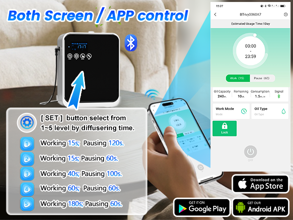 Smart Scent Machine APP Control