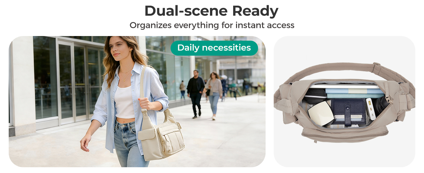 BAGSMART camera sling bag