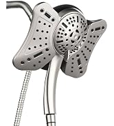 GRICH 2.5GPM Shower Head with Handheld Spray Combo: 2 in 1 Rainfall Shower Heads high pressure & ...