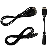 Timorn GBA SP Link Cable GBA SP Charger Cable GBA SP Headphone Adapter USB Charging Cable 3.5MM H...