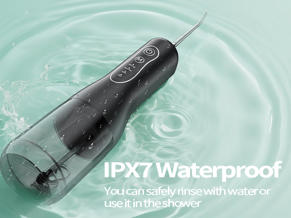 IPX7 Waterproof, safely rinse with water or use it in the shower