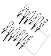 12Pcs Black Vintage Hair Pins Mini Bobby Pins Fashion BB Clip Invisible Bangs Clip Small Bobby Pi...