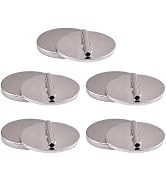 5pcs Silver Mini Pin Brooch Converter - Easy Clothing Magnet Buckle & Holder - Metal Lapel Pin Co...