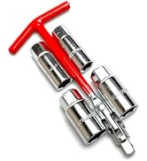 Pniwuno 5 PCS Spark Plug Socket Wrench, T-Handle Spark Plug Wrench with 14mm 16mm 18mm 21mm Socke...