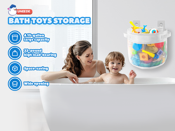 bath toy storage