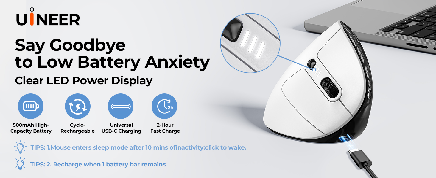 silent click wireless mouse quiet buttons for office library 4 level adjustable DPI precision