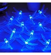 Dragonfly Starry String Lights 10ft 20 LED Decorative Twinkle Fairy Lighting Strand Battery Power...