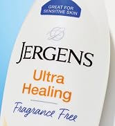 Jergens Ultra Healing Fragrance Free bottle.