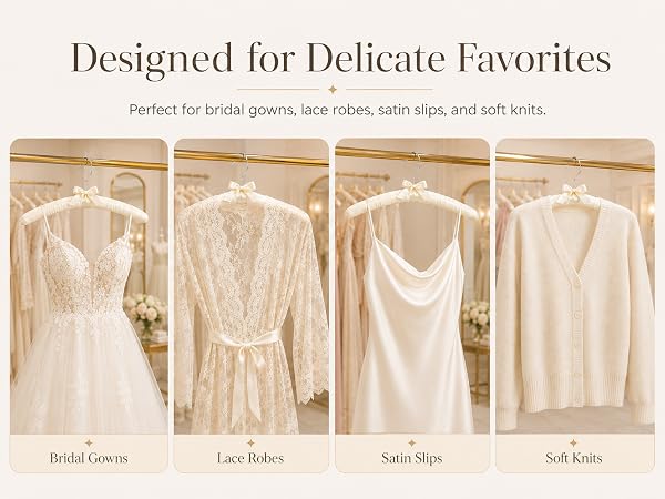 Wedding dress hangers
