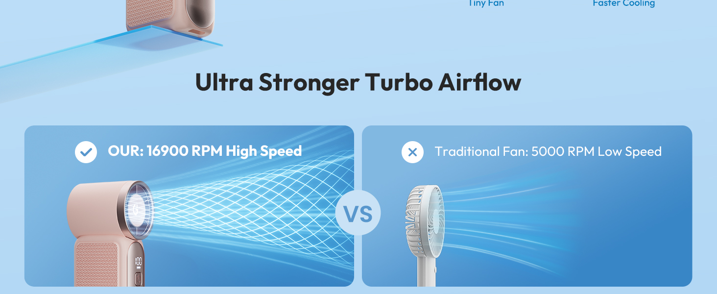mini handheld portable fan