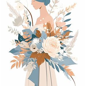dusty blue roses